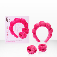 Sada čelenky a gumiček pro každodenní péči a líčení obličeje